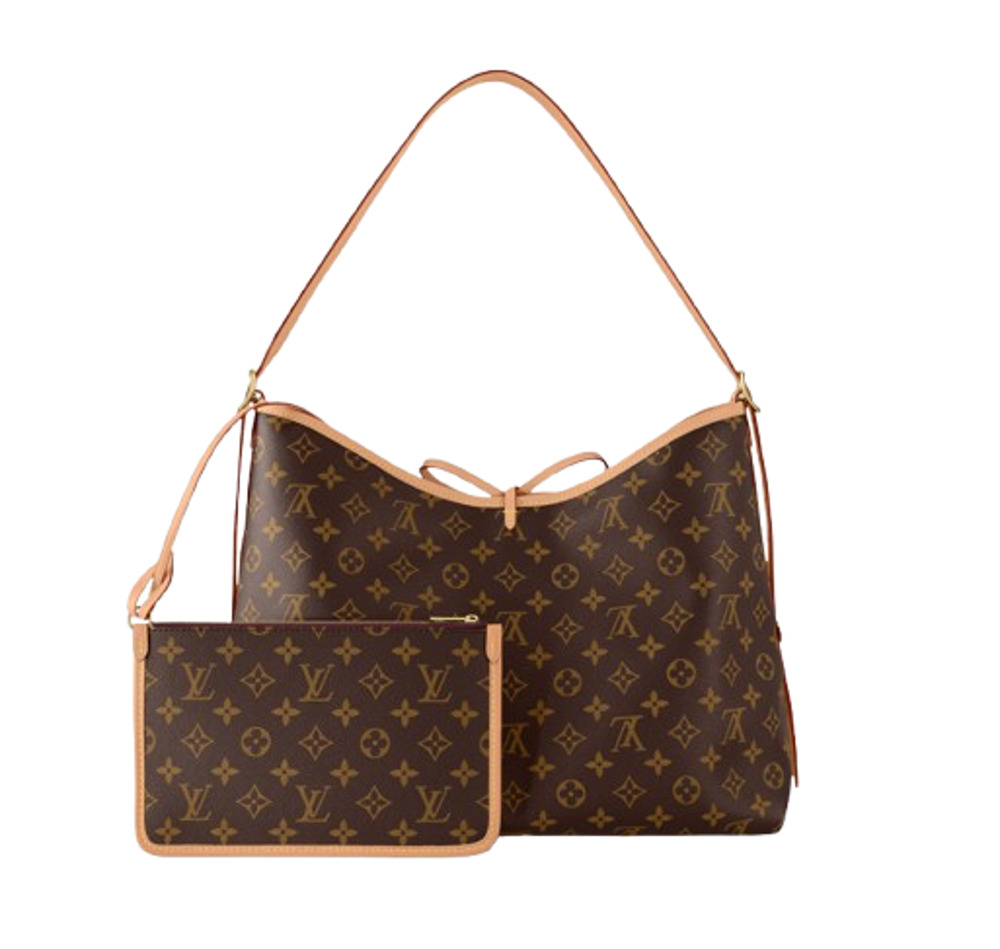 Louis Vuitton Carry All MM Monogram Canvas Bag